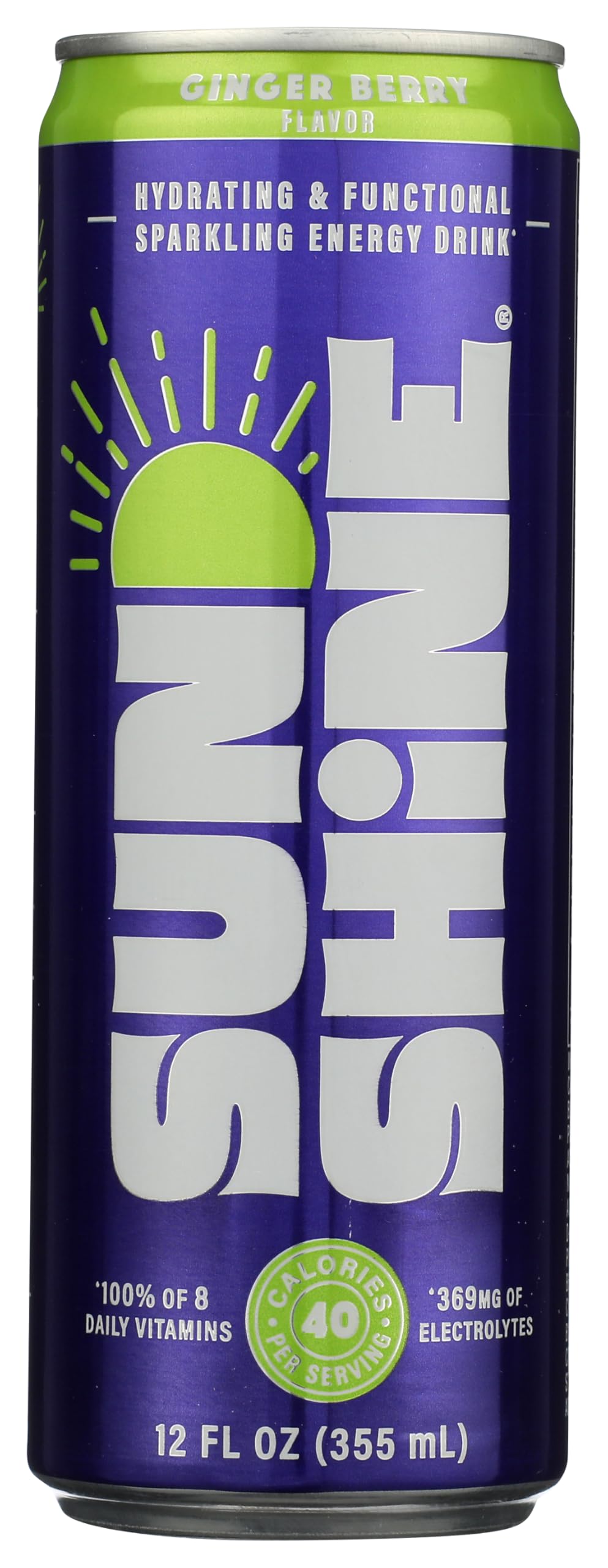 Sunshine Beverages, LLC Good Energy Drink, Ginger Berry, 12 Fl Oz