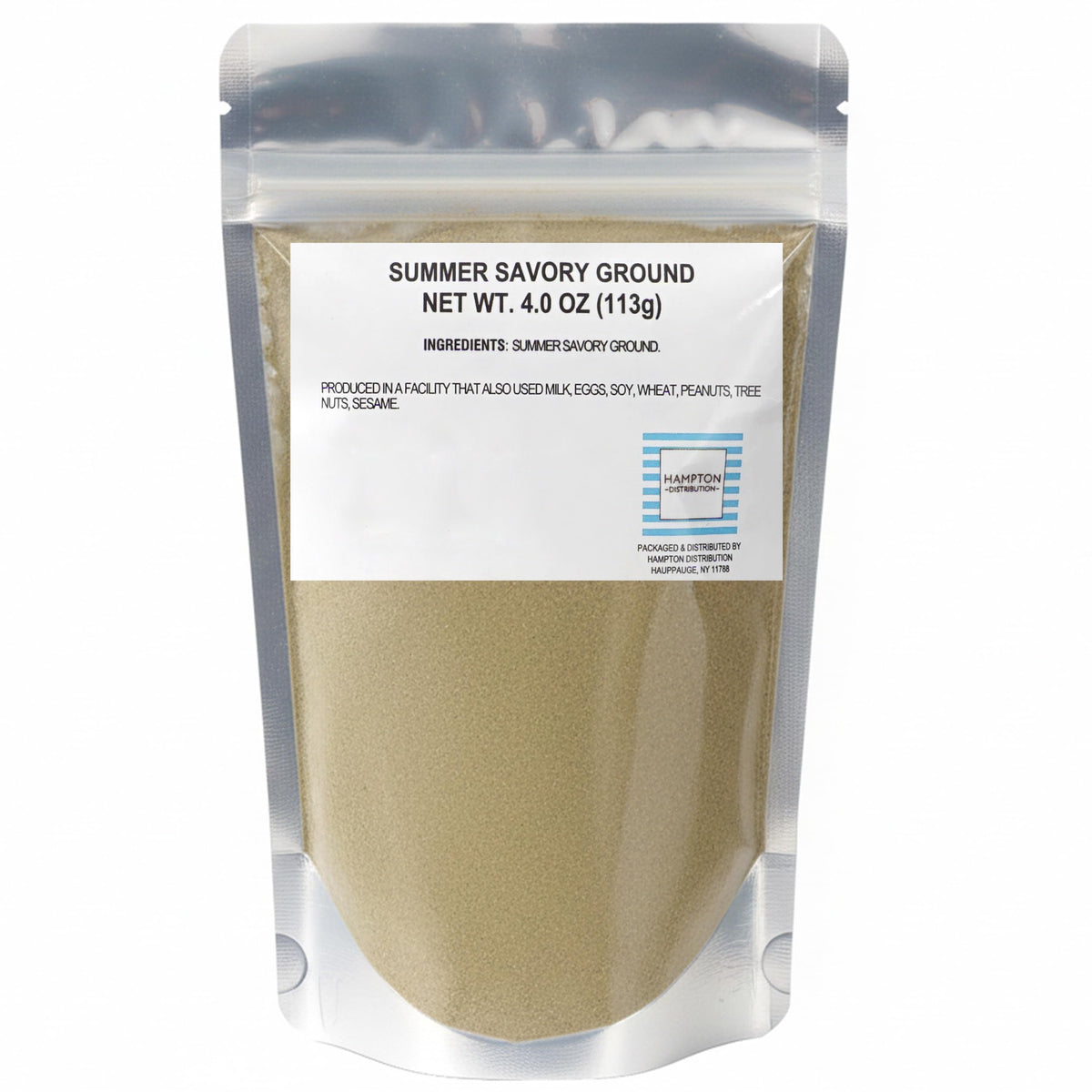 Summer Savory Ground, 4 Ounce Bag, Hampton Distribution