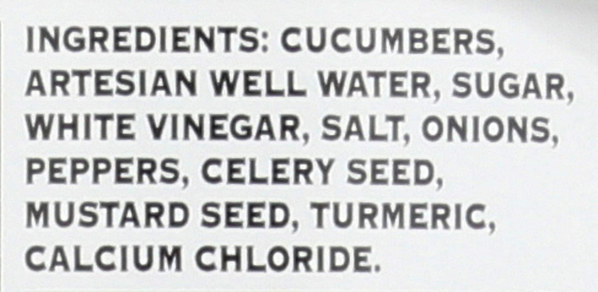 Bubbies, Pickles, Bread & Butter, 33 oz