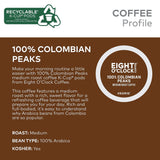 Eight O Clock Coffee, Colombian Peaks, 192 Count