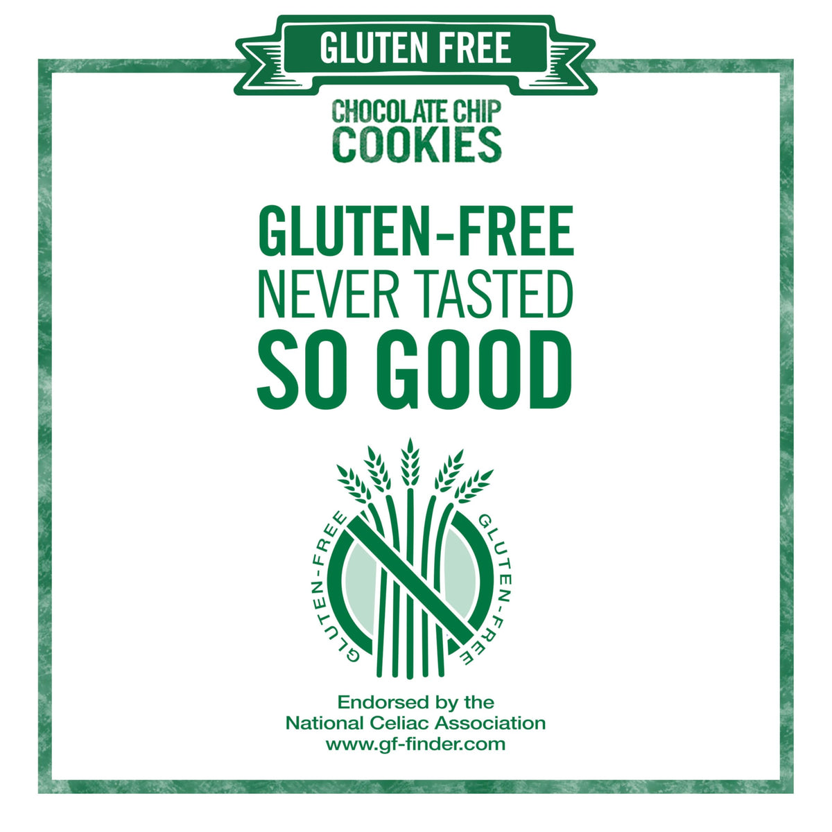 Tate's Bake Shop Tiny Gluten Free Chocolate Chip Cookies, 3 - 5.5 oz Bags