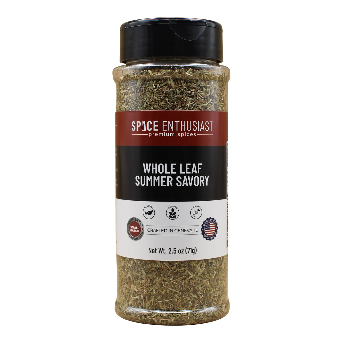 Spice Enthusiast Whole Leaf Summer Savory - 2.5 oz