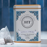 Harney & Sons Tea Decaffeinated, Great Present Idea, Vanilla Comoro, 1.4 oz Tin (20 Sachets)