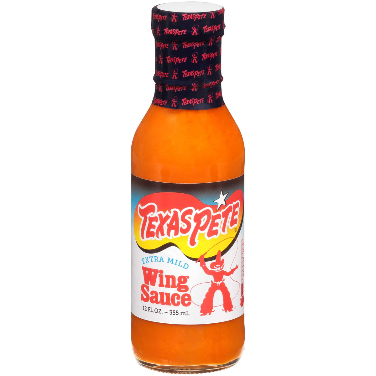 Texas Pete Extra Mild Wing Sauce, 12 Fluid Ounce - 12 per case.