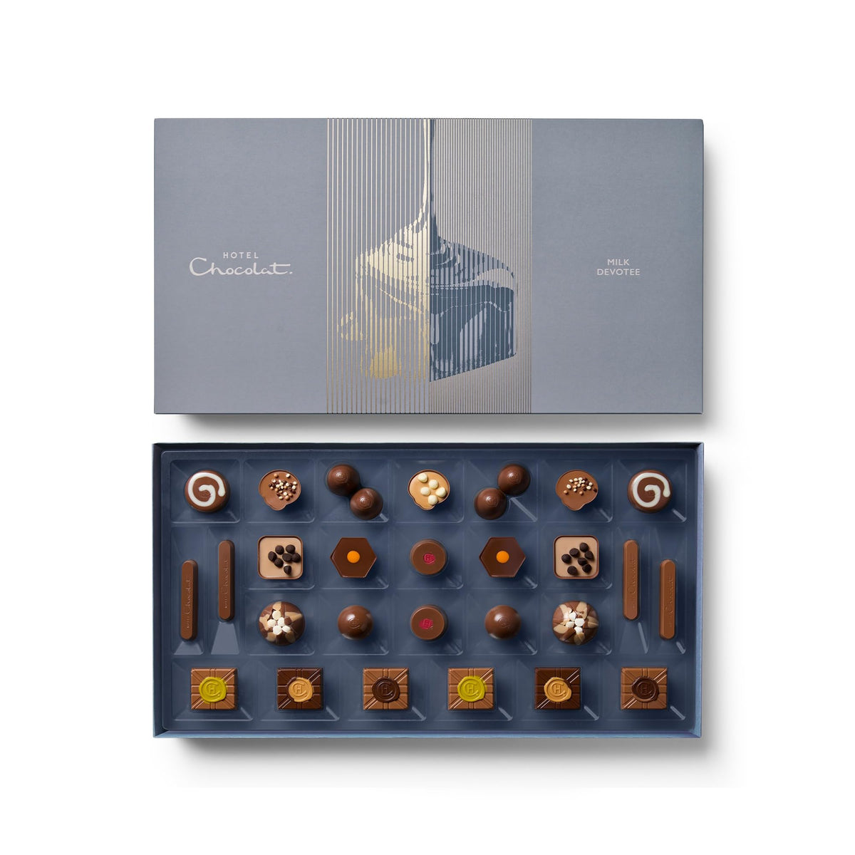 Hotel Chocolat Chocolate Gift Box - Milk Chocolate Assortment, 29 Pieces, Luxury Chocolate Gift