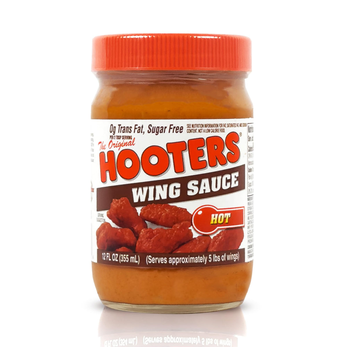 Hooters Sauce Wing Hot, 12 oz