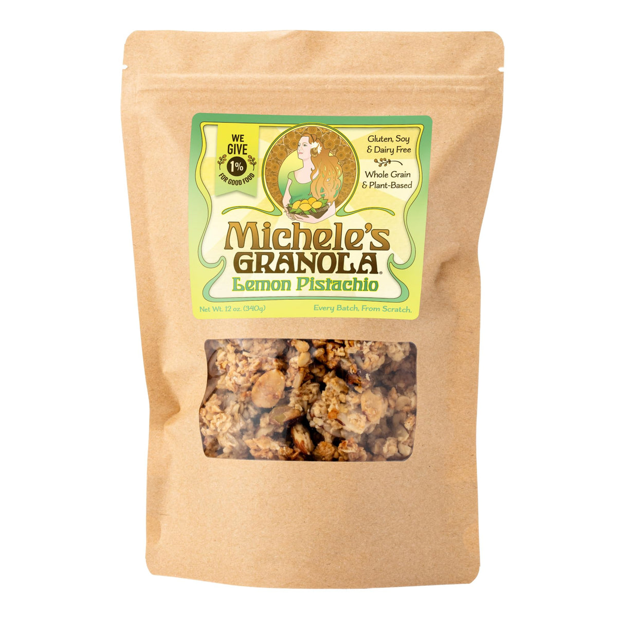 Lemon Pistachio Granola