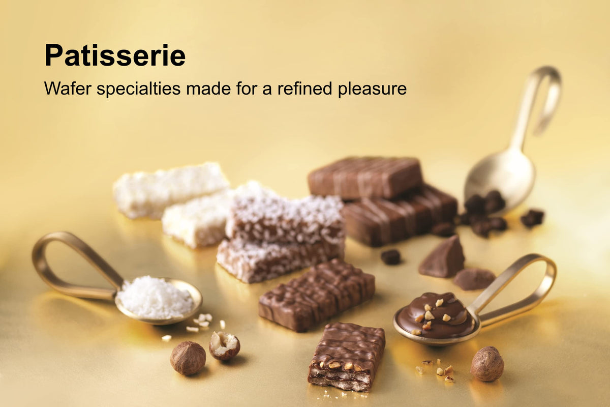 Loacker Patisserie Cappuccino, chocolate coated wafer specialty, 3.53oz