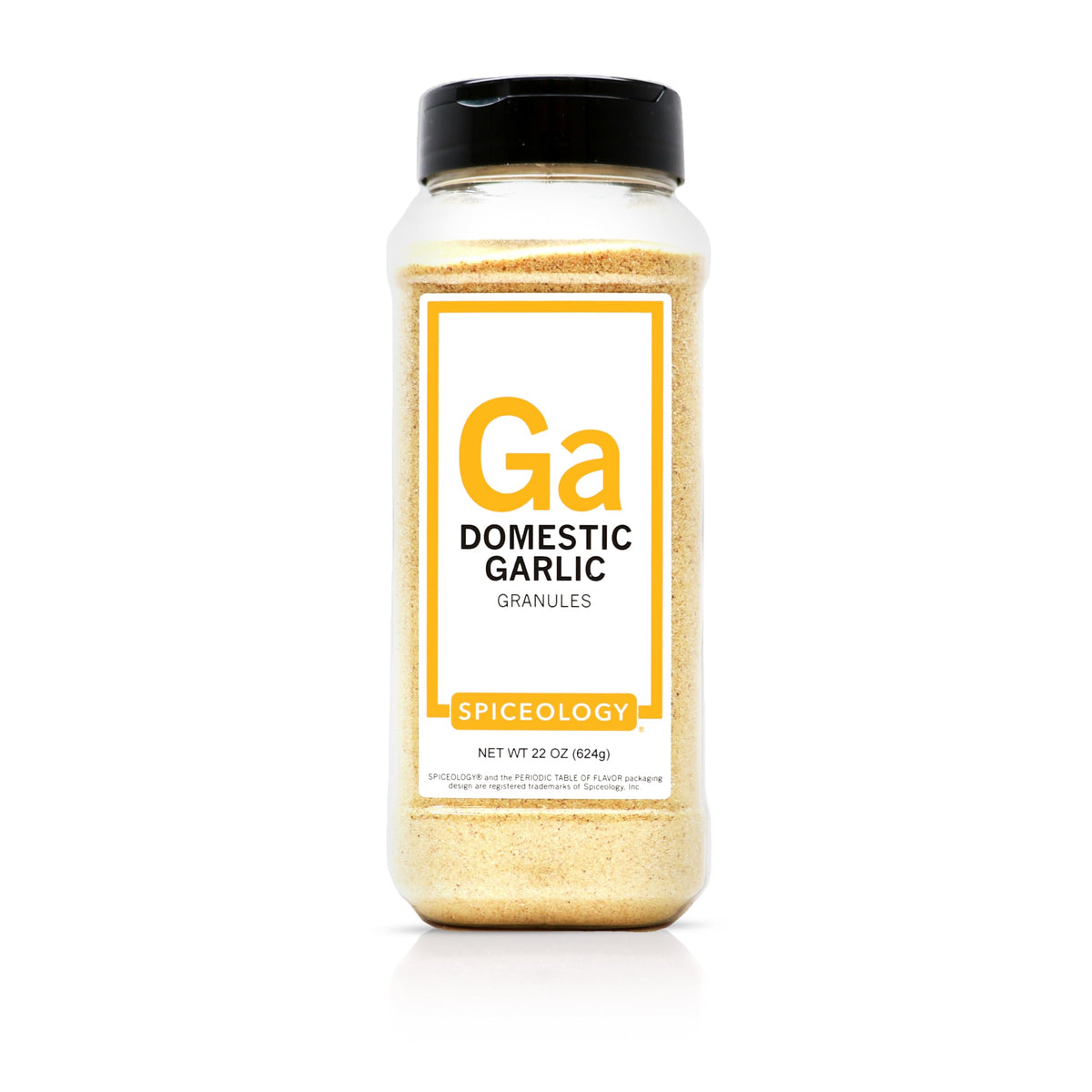 Spiceology - Domestic Garlic Granules - Bold, Pungent Flavor for Seasoning Rubs, Blends & Everyday Cooking - Coarse Ground Garlic - 22 oz