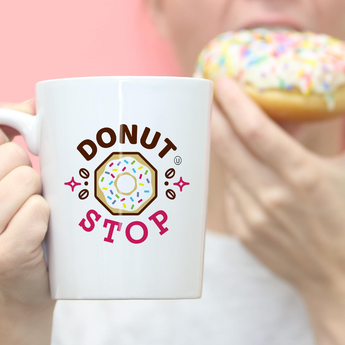 Donut Stop Flavored Coffee Pods, Compatible with 2.0 K-Cup Brewers, Donut Flavor Coffees, Assorted Variety Pack, 40 Count