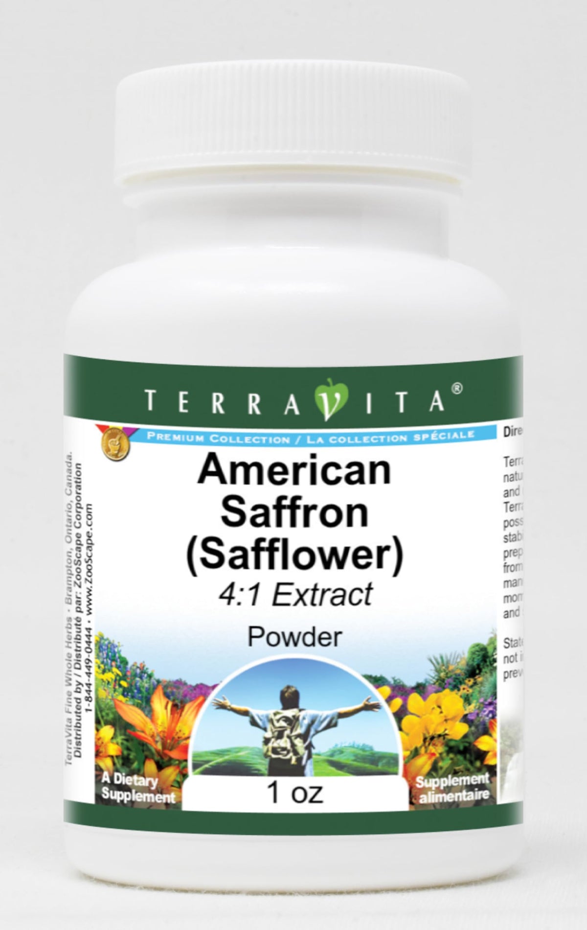 American Saffron (Safflower) 4:1 Powder (1 oz, ZIN: 513105)
