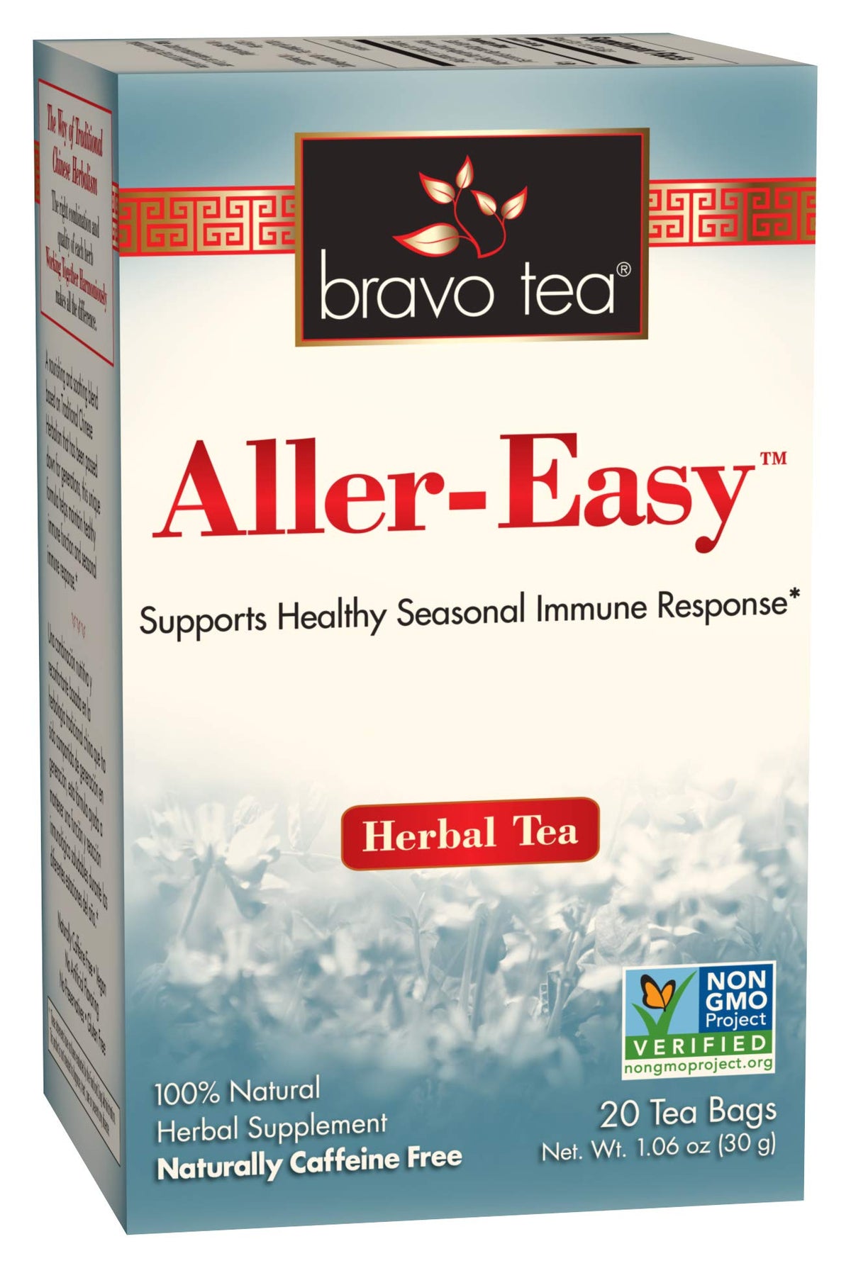 Bravo Tea Aller-Ease Caffeine Free 20 Tea Bags