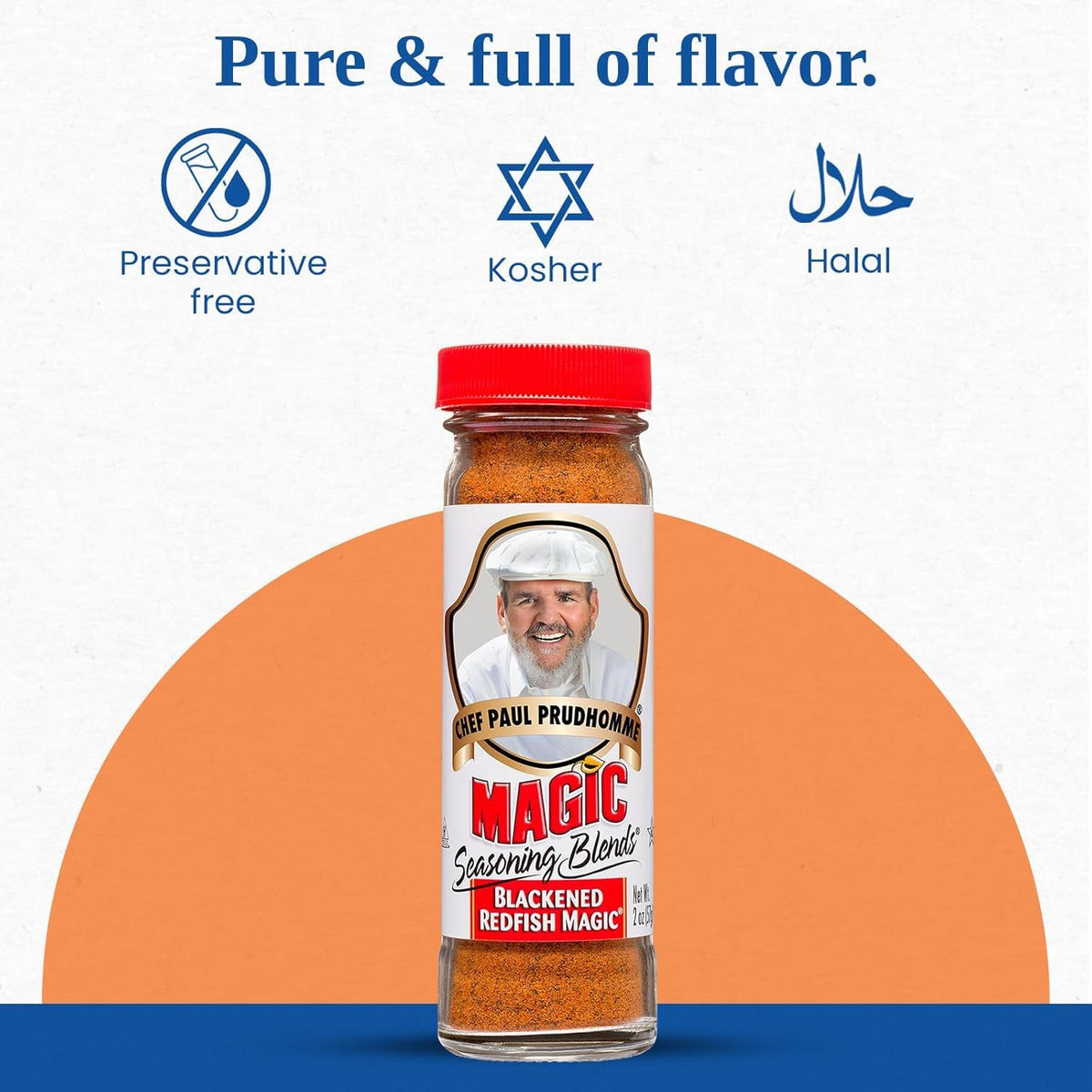 Chef Paul Blackened Redfish Magic Seasoning, 2 oz