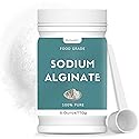 6 oz Sodium Alginate Powder, Pure Sodium Alginate Powder Perfect for Making Luxurious Caviar Spheres, Desserts, Meatloaves