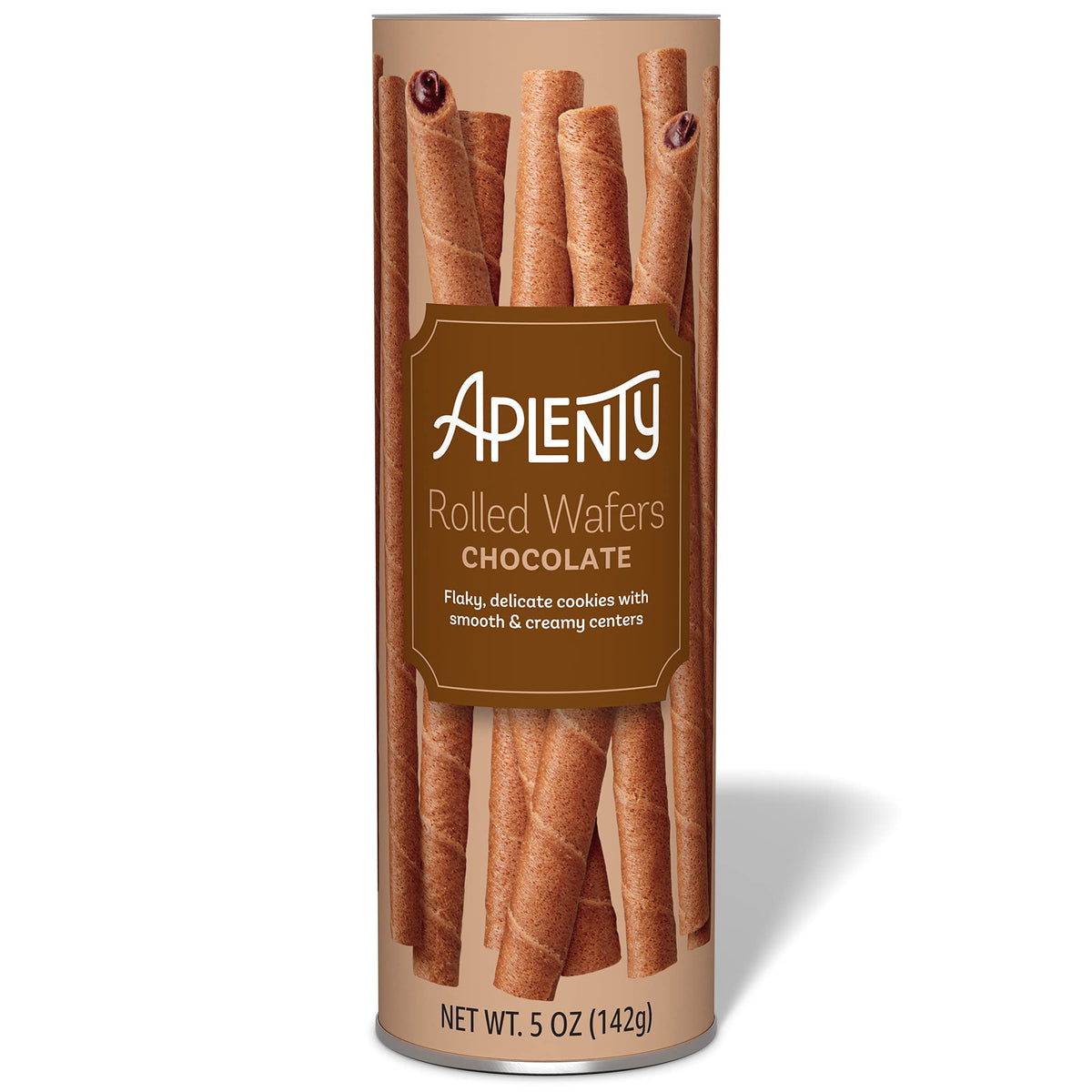 Aplenty, Chocolate Rolled Wafers, 5 Oz