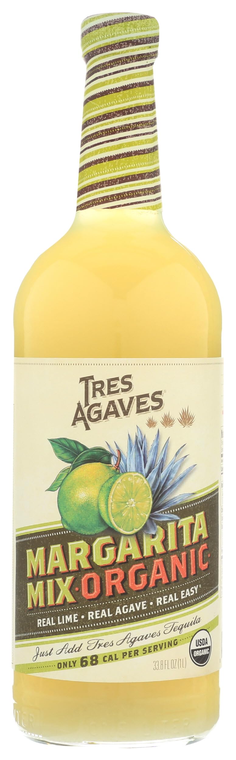 Tres Agaves Margarita Mix, 33.8 Fl Oz Bottle