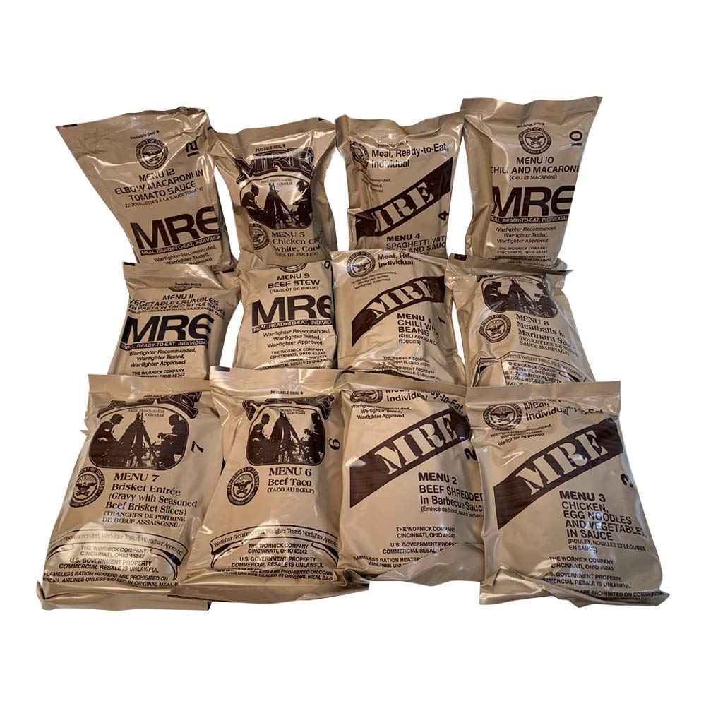 Ammo Can Man MRE/Flag Pack, B Case, Menu 13-24
