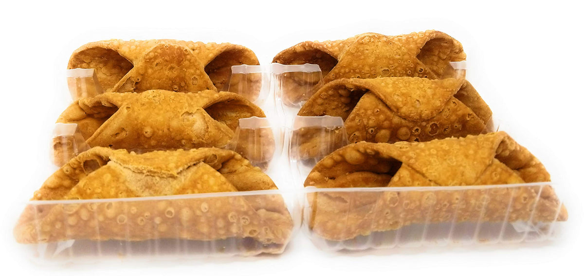 Cannoli Shells - Light and Flaky - 24 Shells - Frank and Sal Bakery - 5 Inch