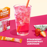 Singles To Go! Dunkin' Refreshers, Strawberry Dragonfruit Lemonade, 10 Ct