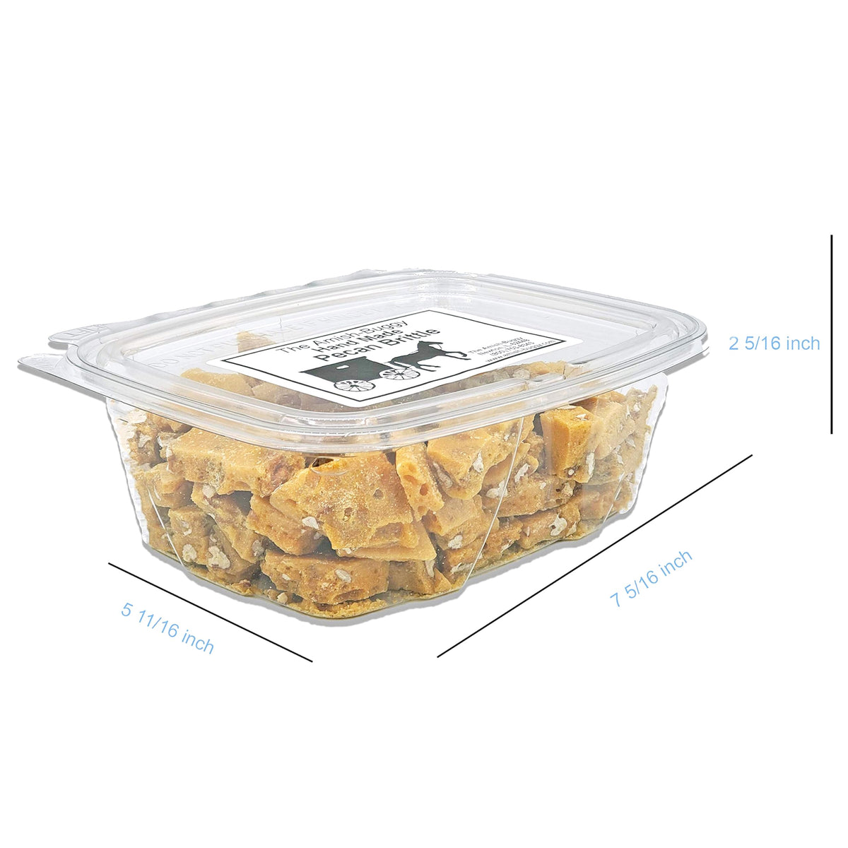 Packaged Premium Candy - 2 Pack (Black Walnut Brittle (10 oz. Tub))