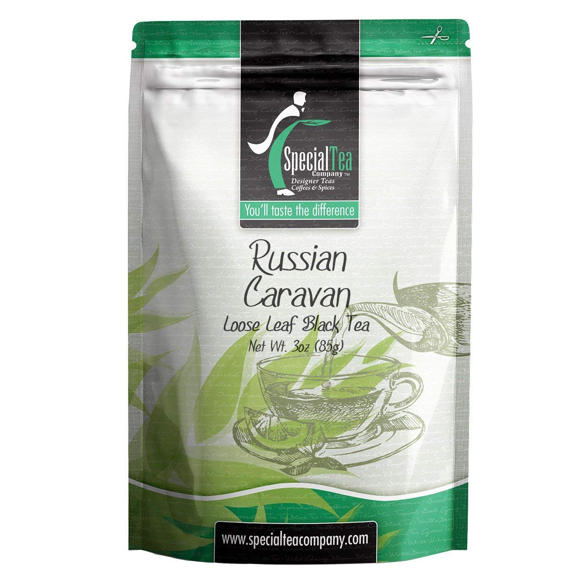 Special Tea Russian Caravan Fruity Loose Leaf Black Tea Blend, 3 Ounce