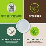 Perfect Stix Paper Plate by Kitchen Essentials, 9" (Pack of 300)