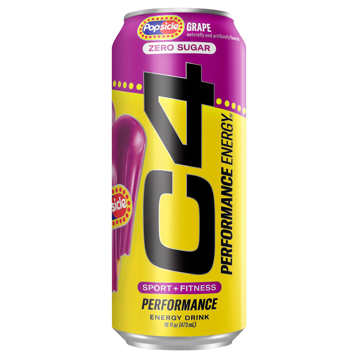 C4 Performance Energy Drink Grape Popsicle 16oz