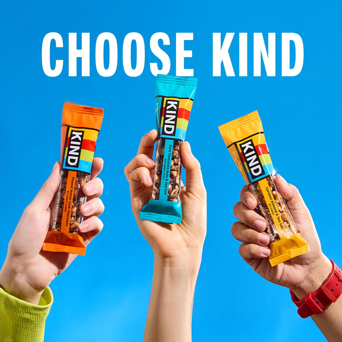 KIND Healthy Snacks Bars Variety Pack, Gluten Free, Low Sugar, High Fiber Snacks, Dark Chocolate Nuts & Sea Salt, Peanut Butter Dark Chocolate