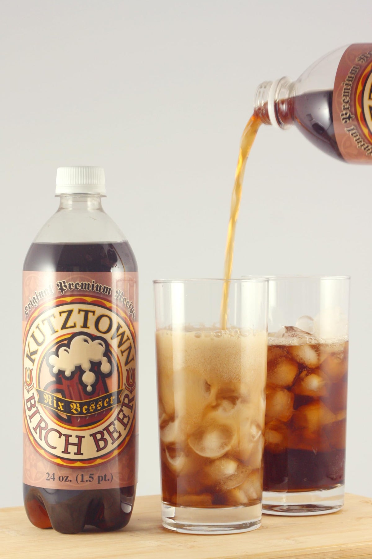 AmishTastes Soft Drinks Variety Box (Sarsaparilla, Birch Beer, White Birch Beer, Root Beer), Kutztown "Nix Besser" PA Dutch Amish Style, 96 Oz.