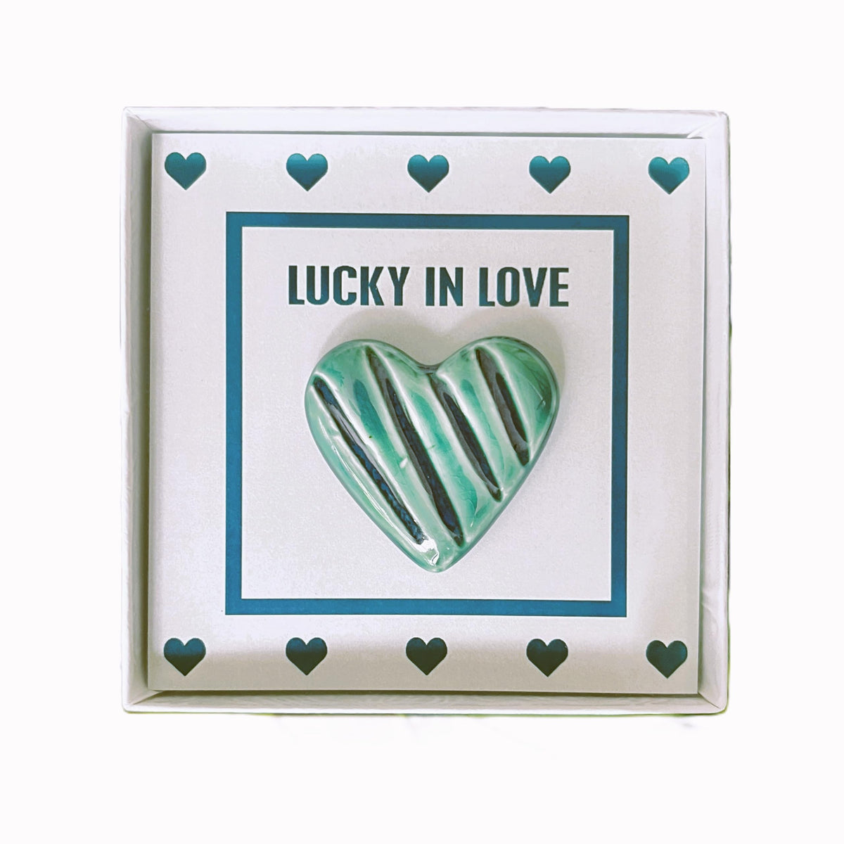Lucky Hearts, Handmade Ceramics, Thoughtful Gifts, Pocket Hearts (Lucky in Love)