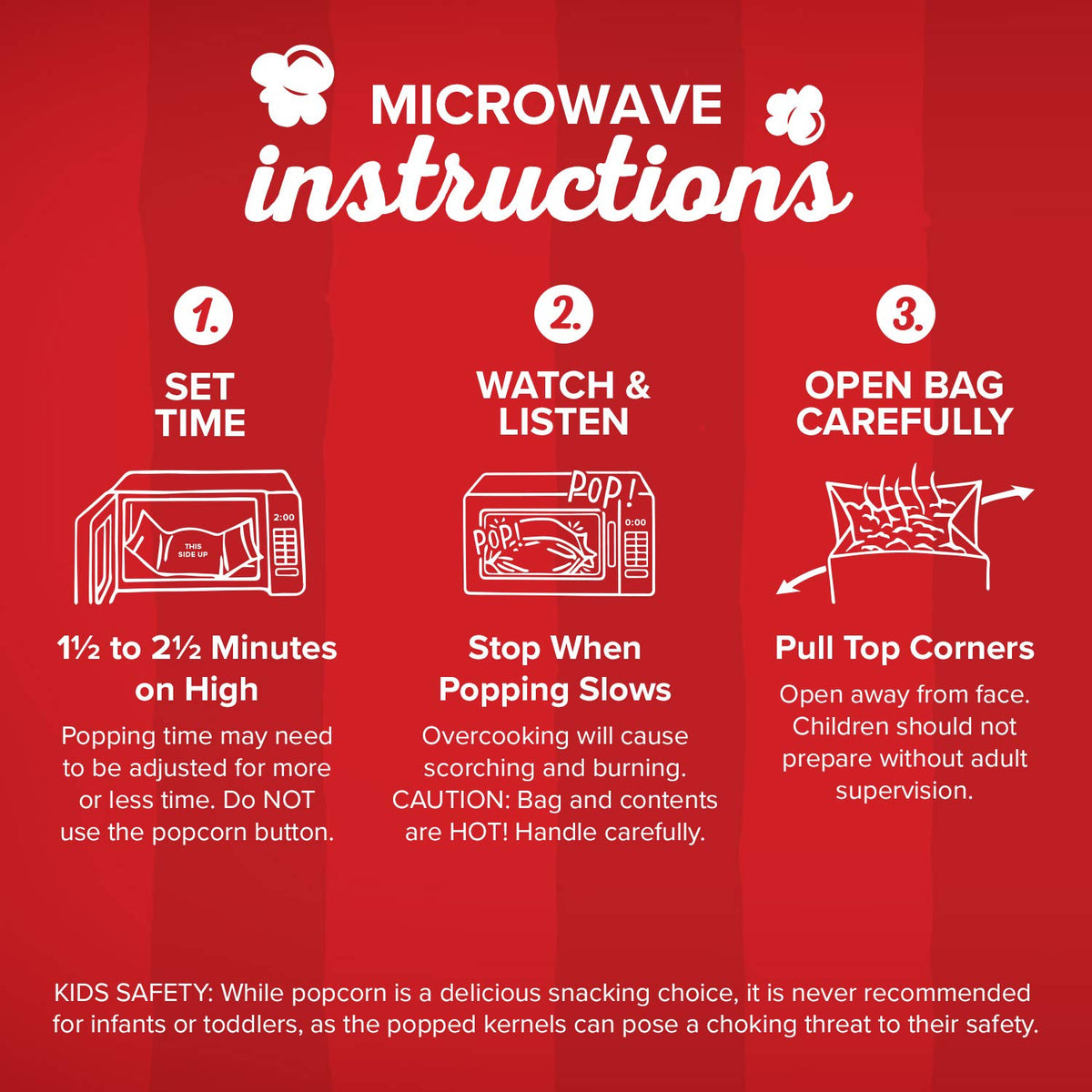 Orville Redenbacher’s Microwave Popcorn, Ultimate Butter Flavor, 3g Fiber Per Serving, 3.29 oz., 6-Count
