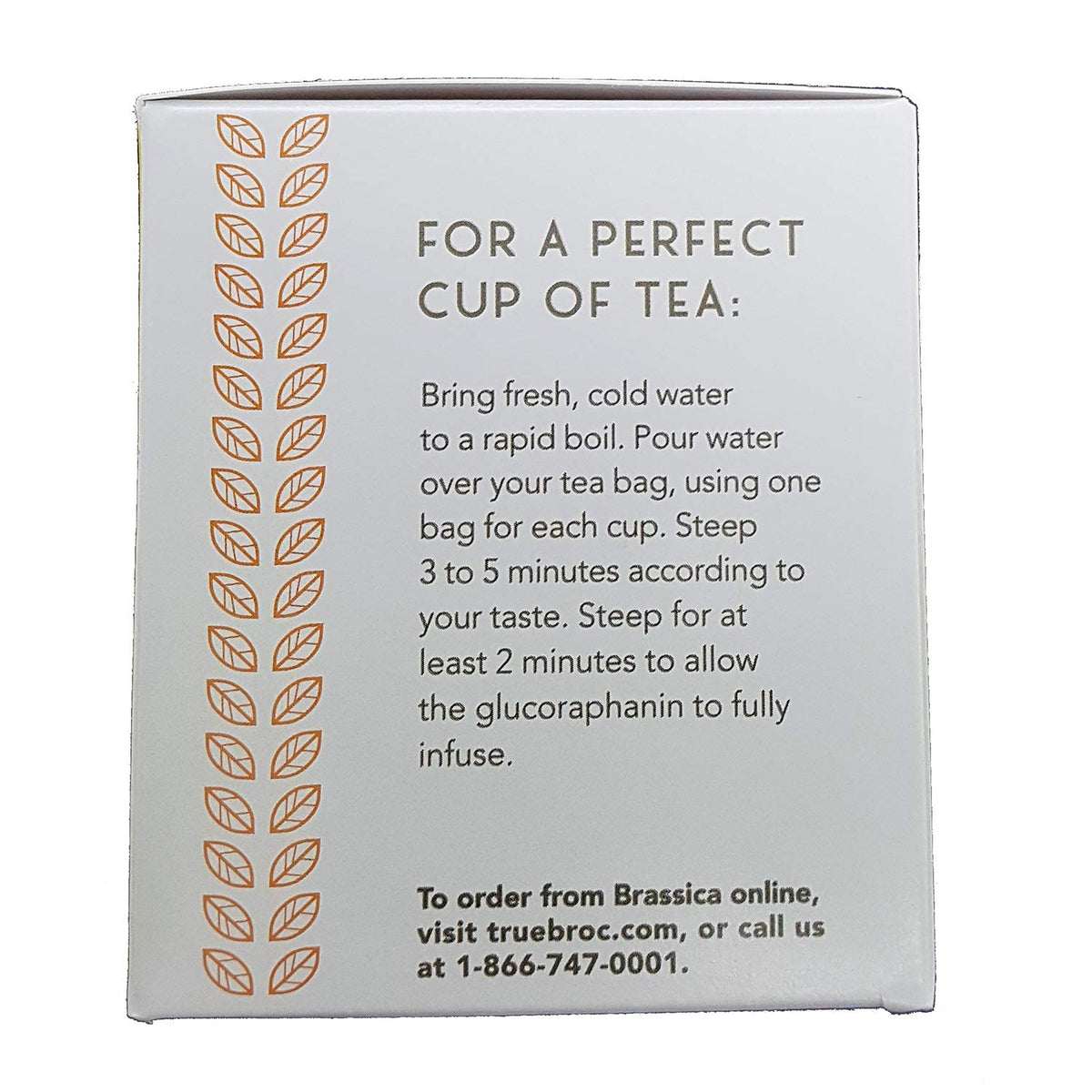 Brassica® DECAF. Green W/Lemon Tea W/sgs~ 6 Boxes (96 Tea Bags)
