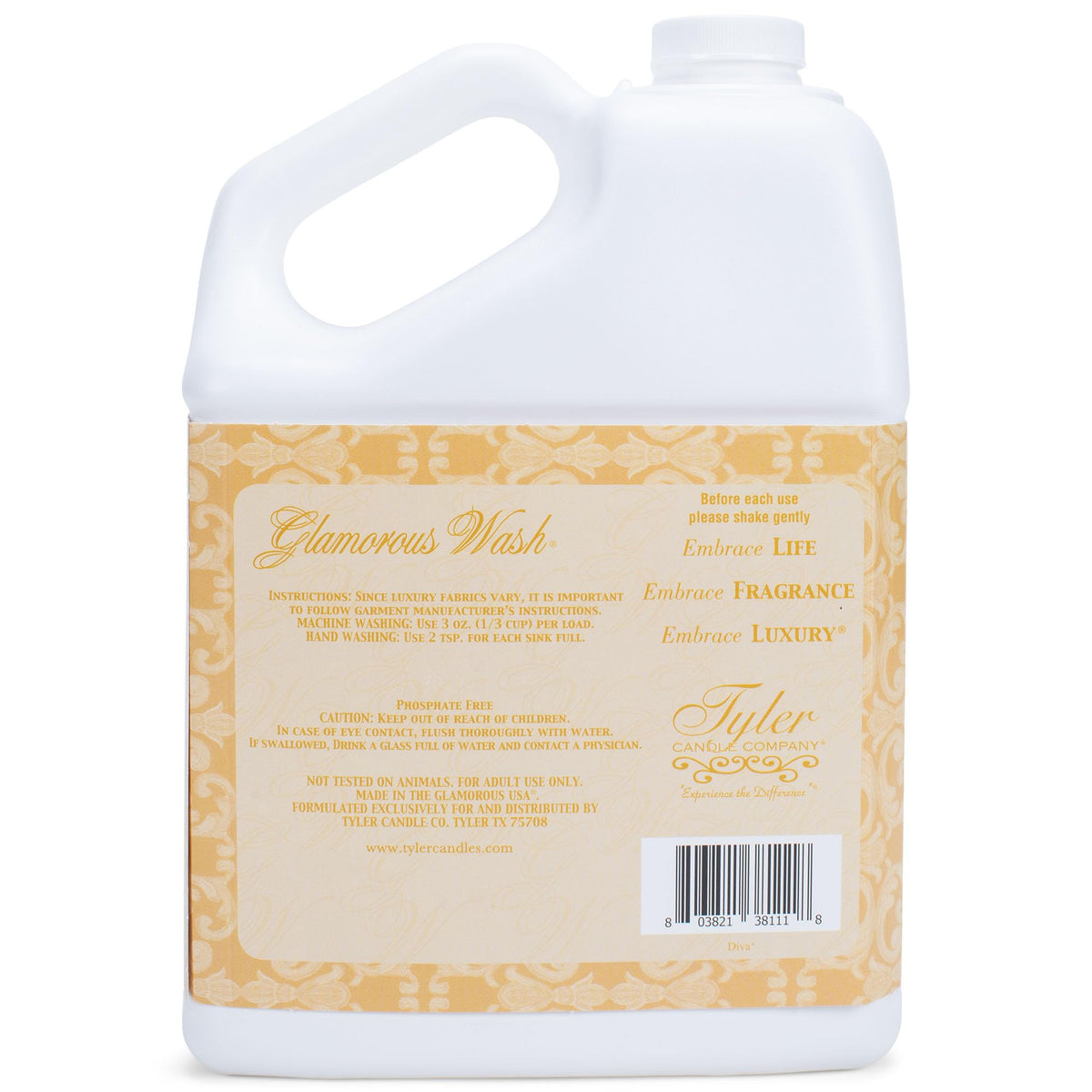 TYLER Liquid Kathina Glamorous Fine Laundry Detergent, 128 Ounce, Citrus