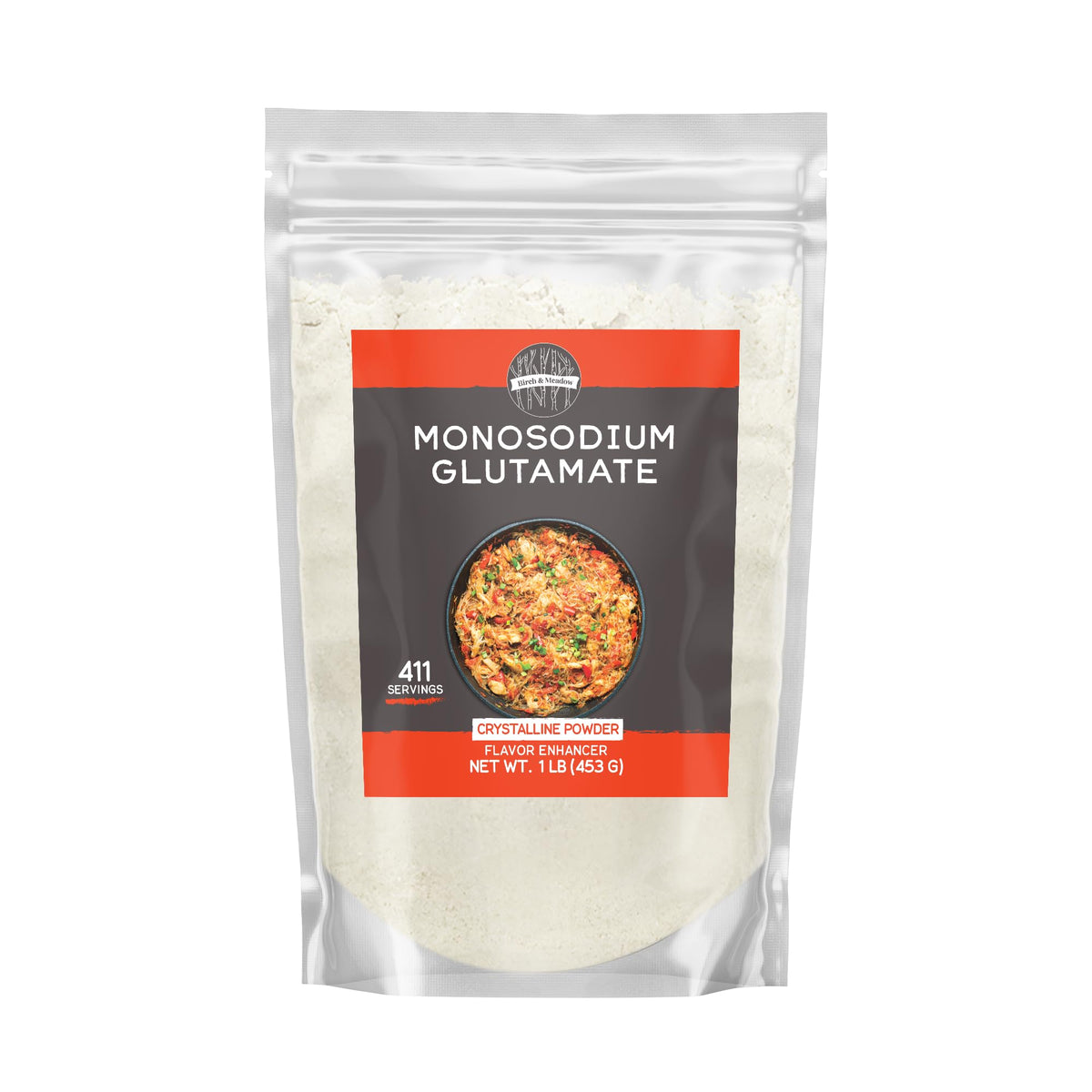 Birch & Meadow 1 lb, MSG Powder, Monosodium Glutamate, Flavor Enhancer