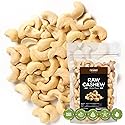 Premium Raw Cashews 16oz (1 lb.) Non-GMO, No Additives Batch Tested Gluten & Peanut Free, Resealable Pouch for Freshness, Unsalted Cashews - Perfect