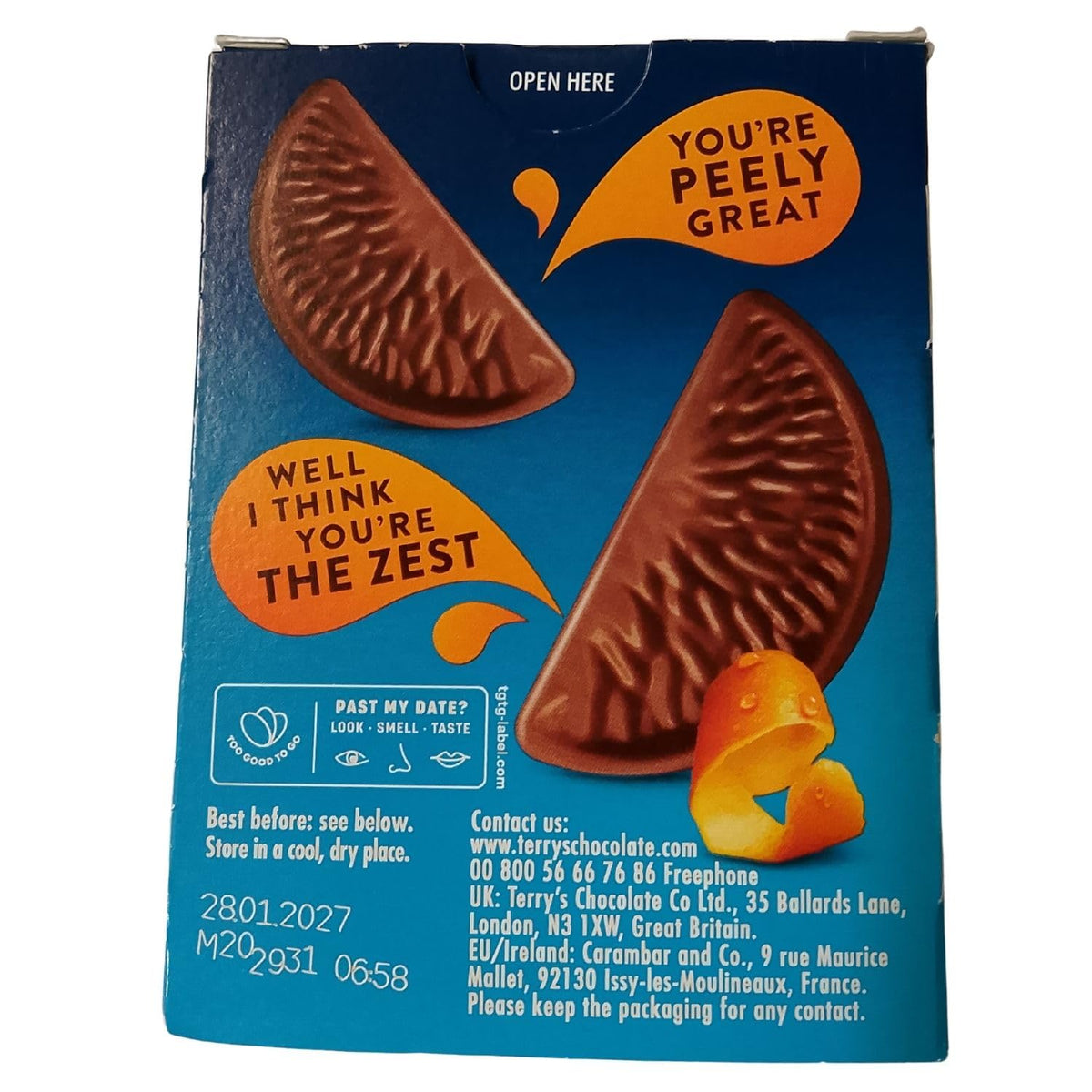 Terry's Milk Chocolate Orange Ball 145g