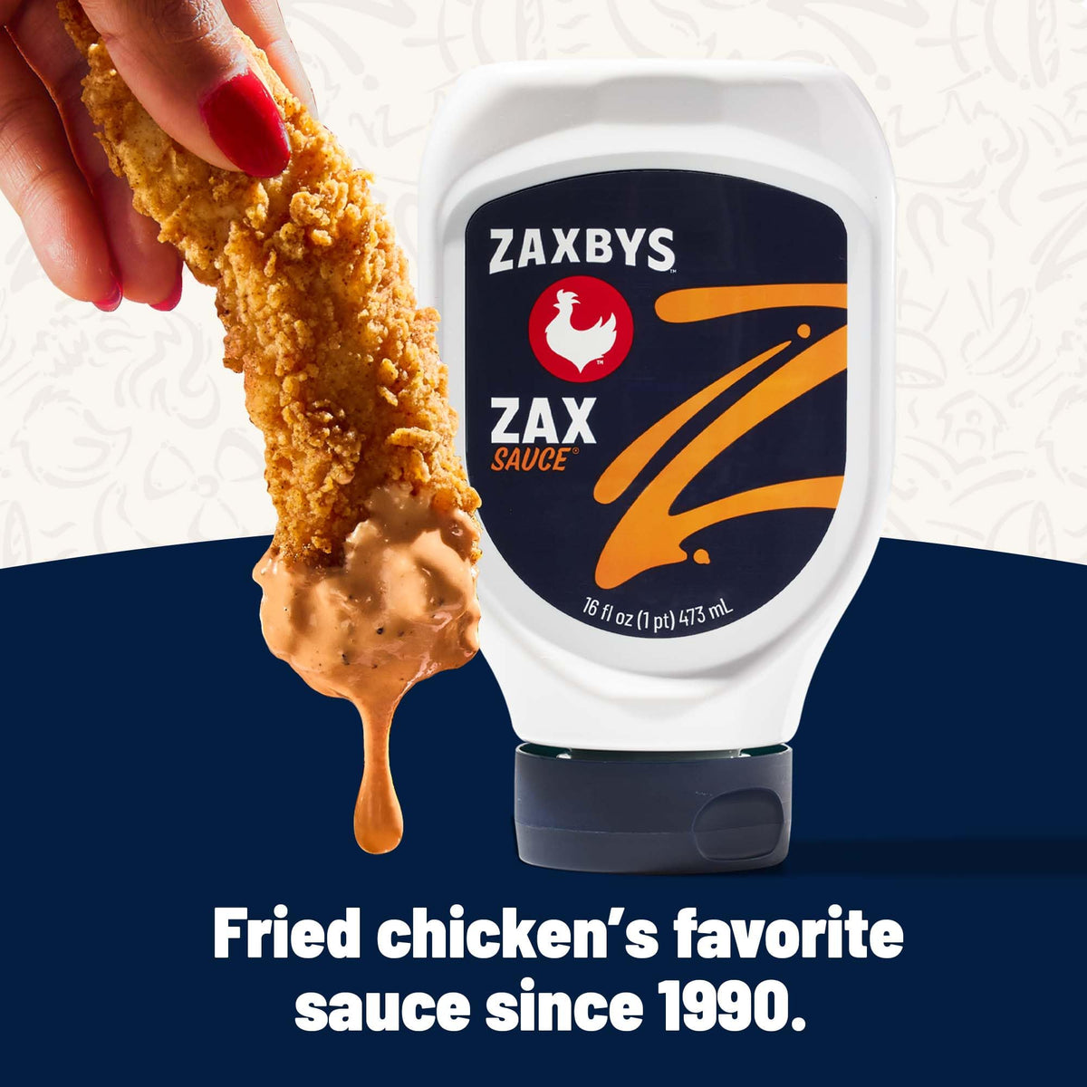Zaxbys Zax Sauce, Burger Sauce, Barbecue Sauce, Special Sauce, BBQ Sauce, Secret Recipe for Chicken Dipping, Steak, Burgers, Fry Sauce - 16 fl oz