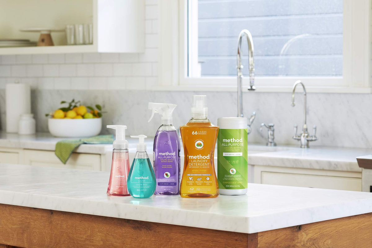 Method All-Purpose Cleaner, Clementine, 28 Ounce, 1 pack, Packaging May Vary