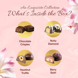 Box of Chocolates Gift for Mom - Kosher Dairy Free, Vegan Chocolate Gift Box - 16 Pc Handcrafted Truffle Candy Assortment - Mom Birthday