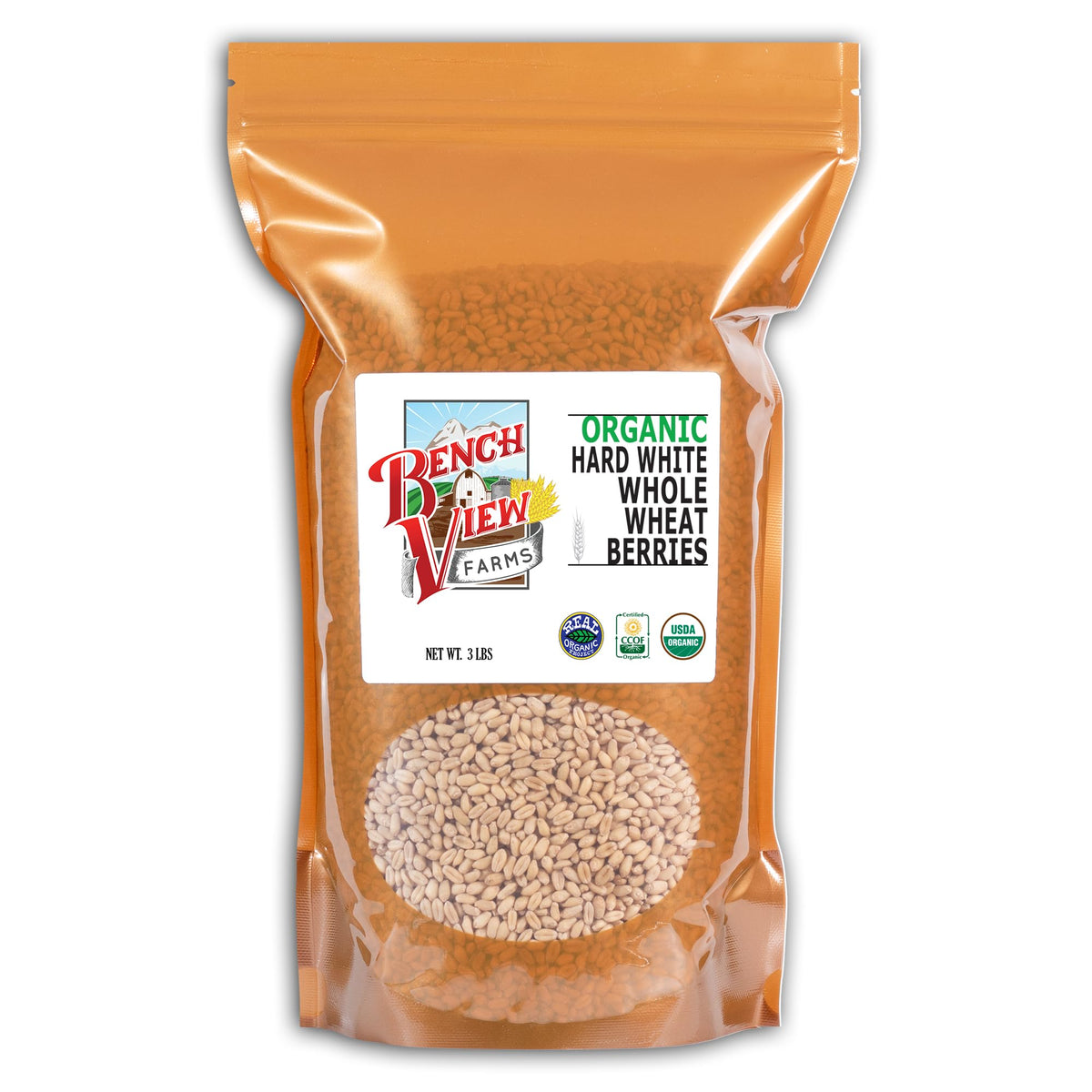 Organic Hard White Wheat Berries