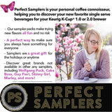 Perfect Samplers Tea Pods, Cider, Hot Chocolate, Cappuccino & Coffee Pods Variety Pack, Single Serve Coffee & K Pod Variety Pack for Keurig K Cups