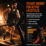 Tradesman Nutrition Shred, Orange Thermogenic Support Energy Drink Powder Packets, Energy & Focus Support Formula for Men & Women, 30 Sachets