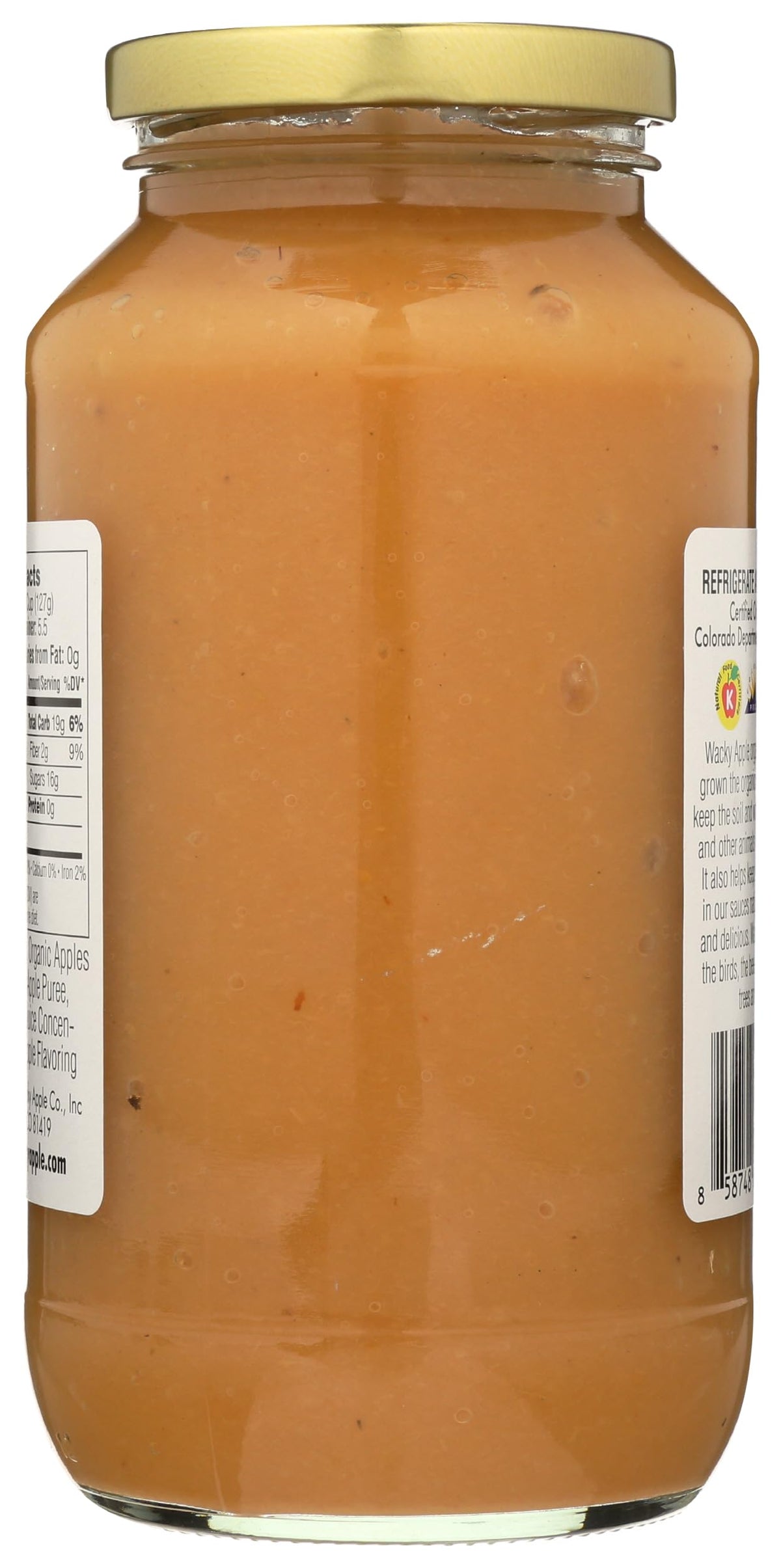 Wacky Apple, Applesauce Golden Organic, 24 Ounce