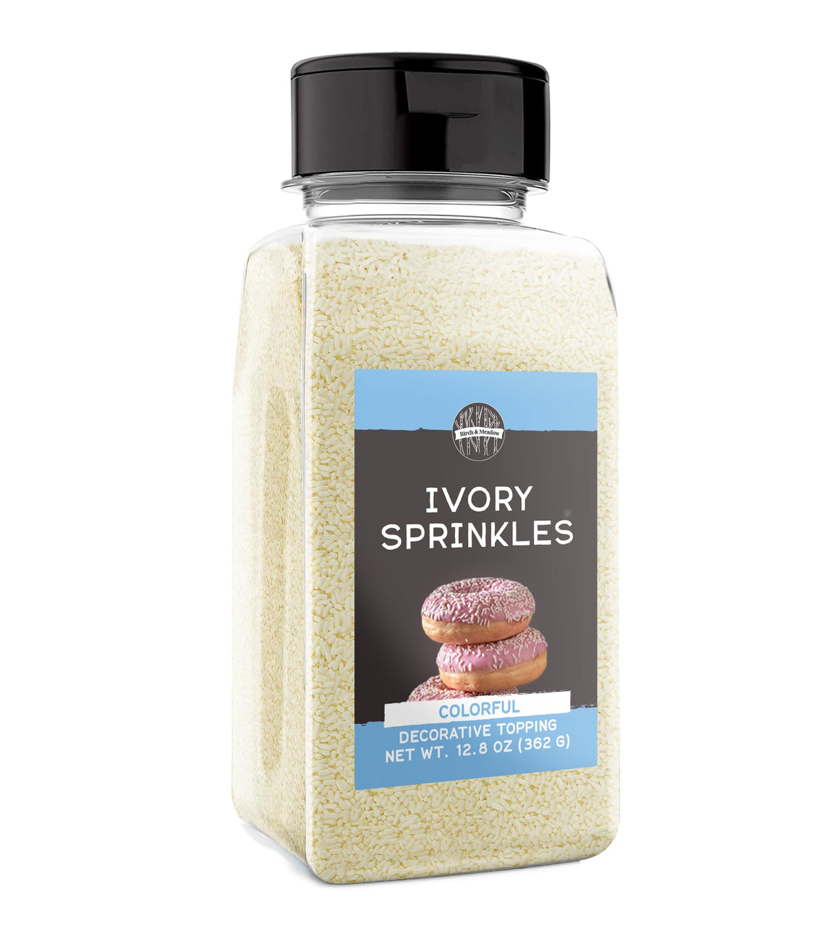 Birch & Meadow Ivory Sprinkles, 12.8 oz, Fun & Decorative Topping