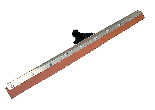 Midwest Rake 47152 24" Speed Squeegee, 3/16" Notch, Red Rubber