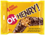 4 Full Sized OH Henry! chocolatey Candy Bars 232g (Imported From Canada)