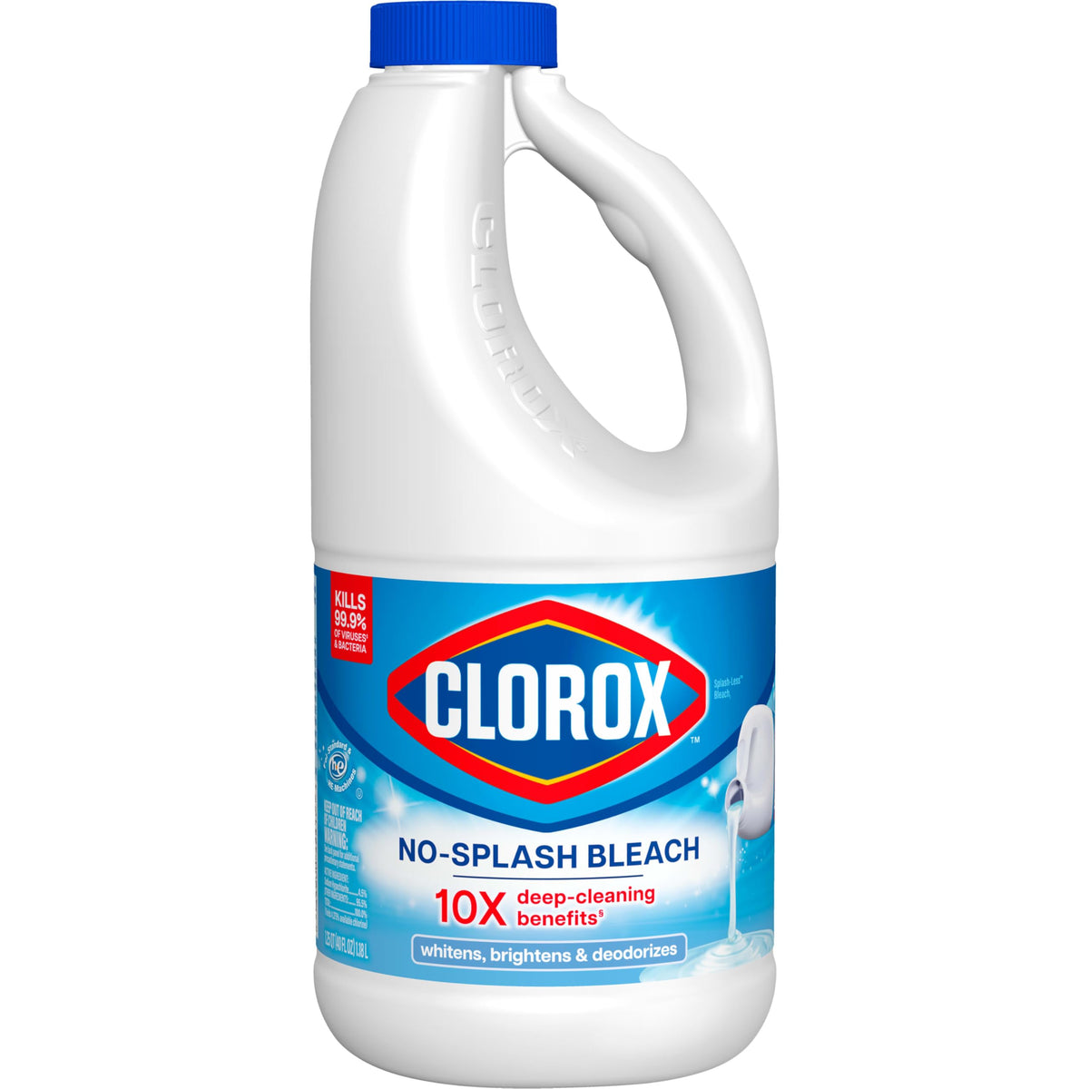 Clorox No Splash Bleach, 40 Fluid Ounces (Package May Vary)