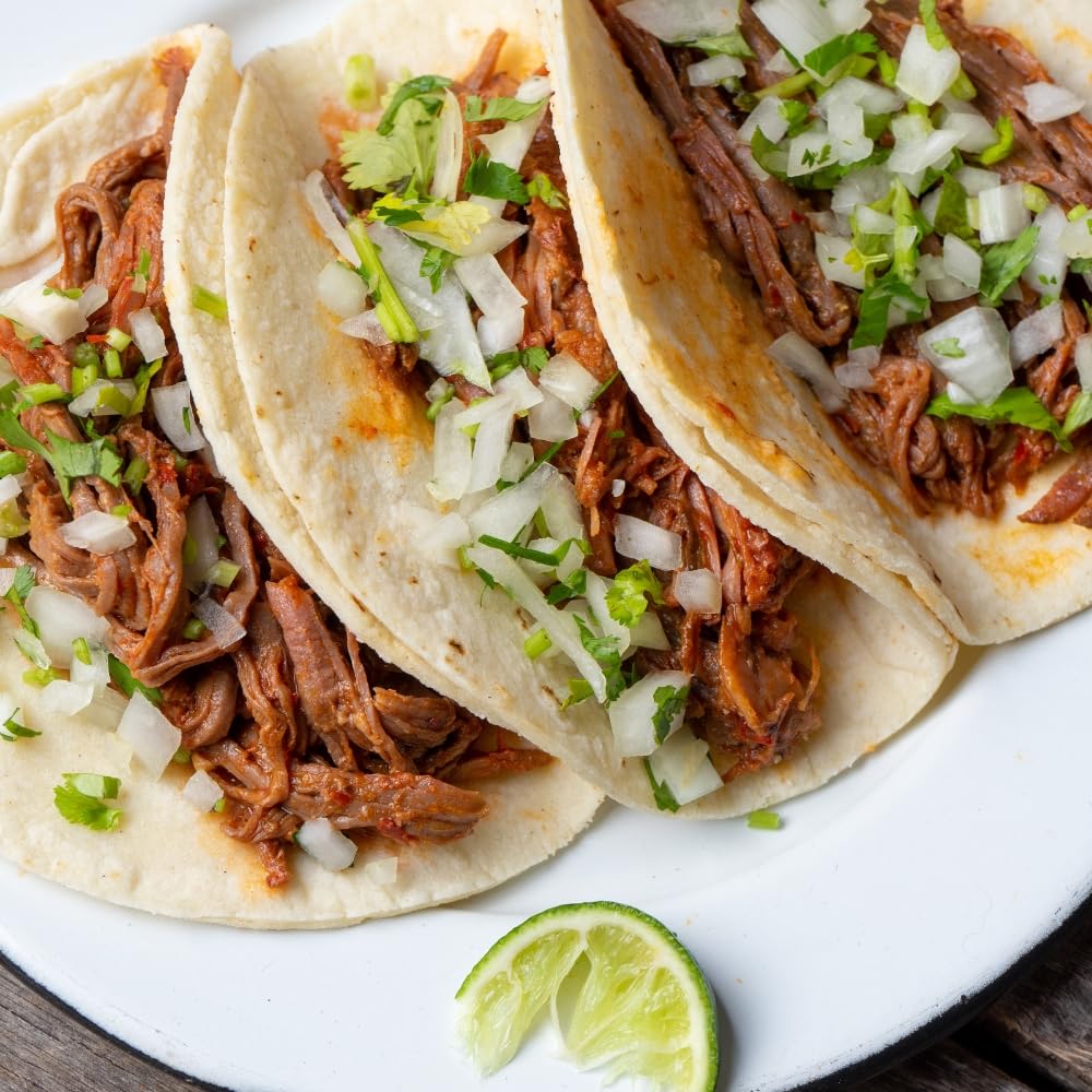 Old Hacienda Beef Barbacoa | 100% Shredded Seasoned Beef with Sauce | Fully Cooked & Ready to Eat | 18g Protein | No Preservatives, Artificial Flavors