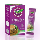 Karak Tea Unsweetened Cardamom 10 Packs Instant premixed tea