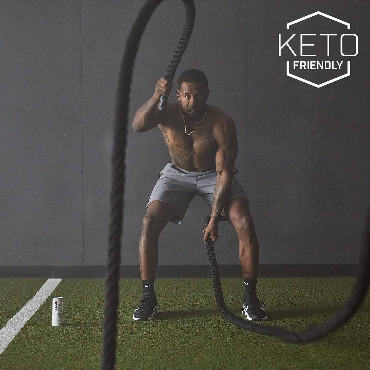 FITAID Rx Zero, Keto-Friendly, Number 1 Post-Workout Recovery Drink, 0g Sugar, Quercetin, Creatine, BCAAs, Green Tea, 5 Calories, 12 Fl Oz (Pack